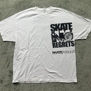 Skate Swagger No Regrets Men's‎ T Shirt Y2K Size XXL